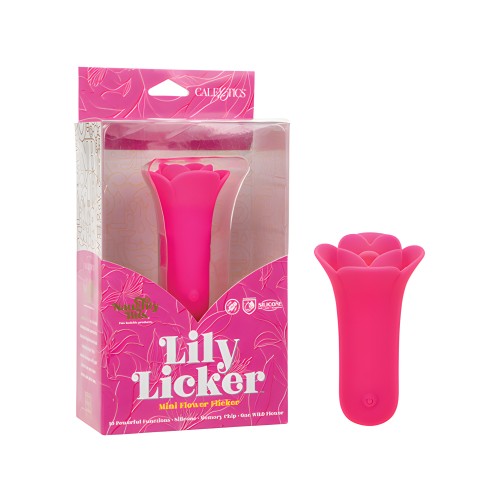 Naughty Bits Mini Flower Flicker - Rosa
