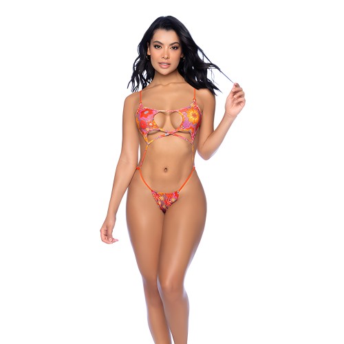 Blushing Bloom Strappy Sling - Multi-Color S/M