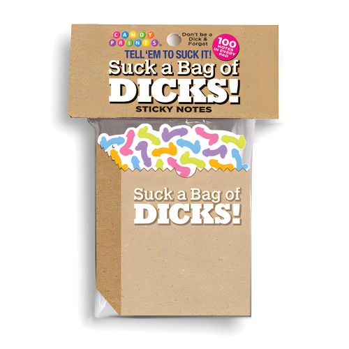 Notas Adhesivas Suck A Bag of Dicks - 100 Notas