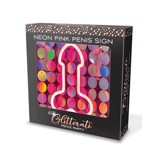 Luz Neon en Forma de Pene