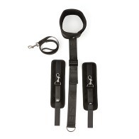 Sei Mio Kit de Restricción Ajustable para Cuello y Muñecas - Negro