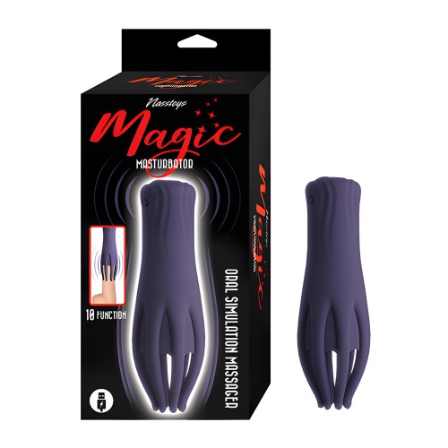Masturbador de Simulación Oral Mágica - Morado