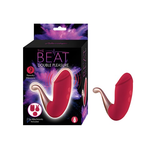 El Beat Doble Placer Vibrador G-Spot - Rojo