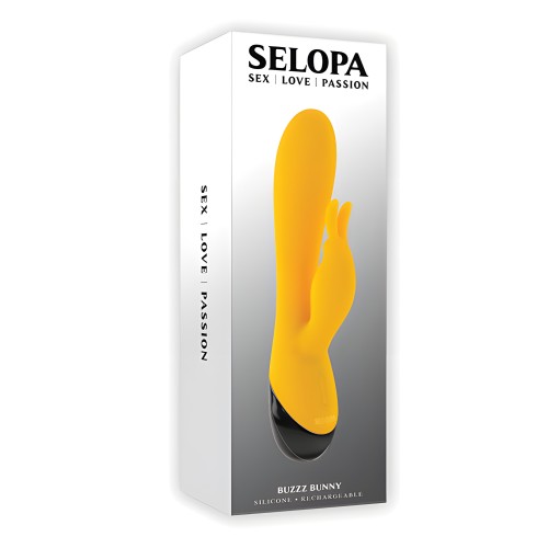 Vibrador Conejo Buzzz de Selopa - Amarillo/Negro
