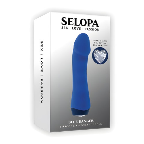 Selopa Blue Banger Petite Vibrator - Blue