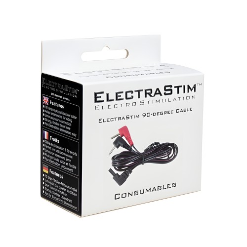 Cable ElectraStim con Conectores de 90 Grados
