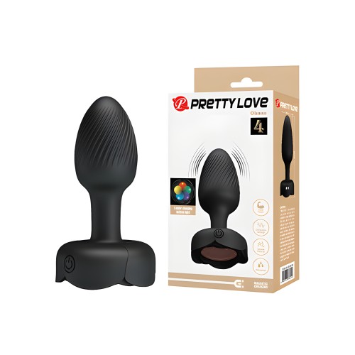 Pretty Love Olman Pequeño Plug Anal con Luz Multicolor
