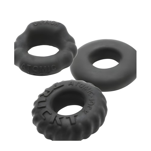 Oxballs Bonemaker Boner Cock Ring Kit Pack of 3 - Special Edition Night