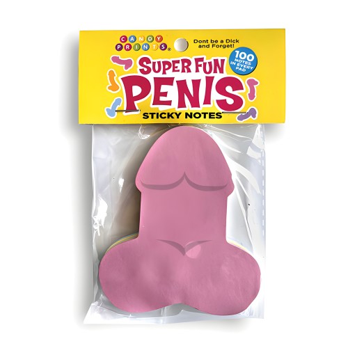 Notas Adhesivas Divertidas en Forma de Pene