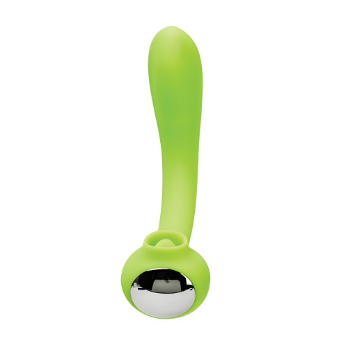 Vibrador Curvable Lunar Licker - Verde Neón
