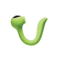Vibrador Curvable Lunar Licker - Verde Neón