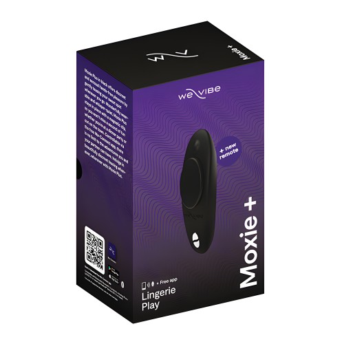 We-Vibe Moxie+ Panty Vibe Satin Black