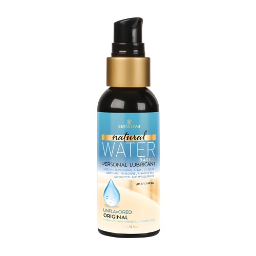 Sensuva Natural Water Based Personal Lubricant - 2 oz Unscented