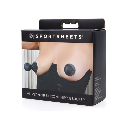 Extractor de Pezones de Silicona Velvet Noir - Negro