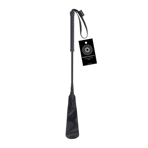 Sportsheets The Velvet Strike Crop - Black