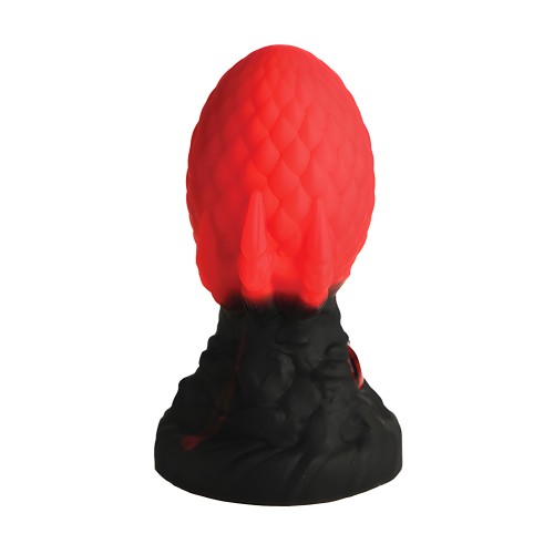 Creature Cocks - Plug Anal Ojo del Dragón de Silicona - Rojo