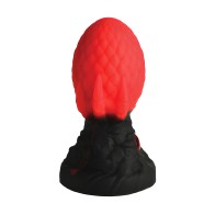 Creature Cocks - Plug Anal Ojo del Dragón de Silicona - Rojo