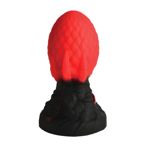 Creature Cocks - Plug Anal Ojo del Dragón de Silicona - Rojo