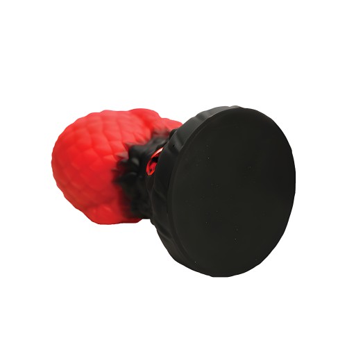 Creature Cocks - Plug Anal Ojo del Dragón de Silicona - Rojo