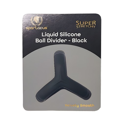 Spartacus Liquid Silicone Ball Divider - Black