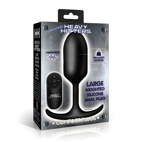 Plug Anal Silicona con Vibración Heavy Hitters