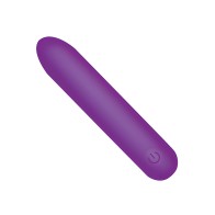 Bang! Tapered Flexible Silicone Bullet - Purple