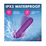 Bang! Tapered Flexible Silicone Bullet - Purple