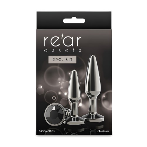 Kit de Entrenador Tapered Rear Assets Gunmetal - Negro