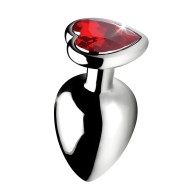 Booty Sparks Plug Anal Grande con Gemas Rojas