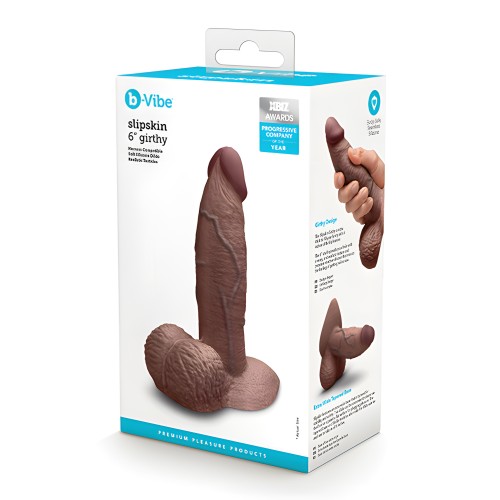 Dildo b-Vibe Slipskin - Marrón