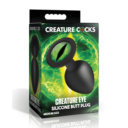 Creature Eye Butt Plug de Silicona Ojo Verde - Mediano