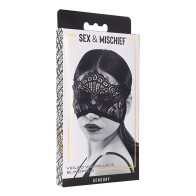 Sex & Mischief Lace Blindfold - Veiled Vision
