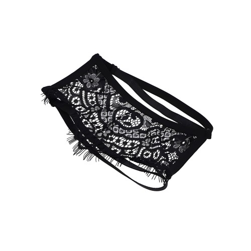 Sex & Mischief Lace Blindfold - Veiled Vision