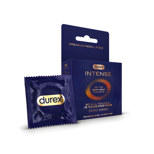 Durex Intense Condones de Nitrilo - Pack de 3