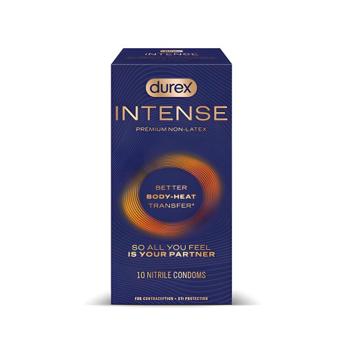 Durex Intense Nitrile Condoms - Paquete de 10