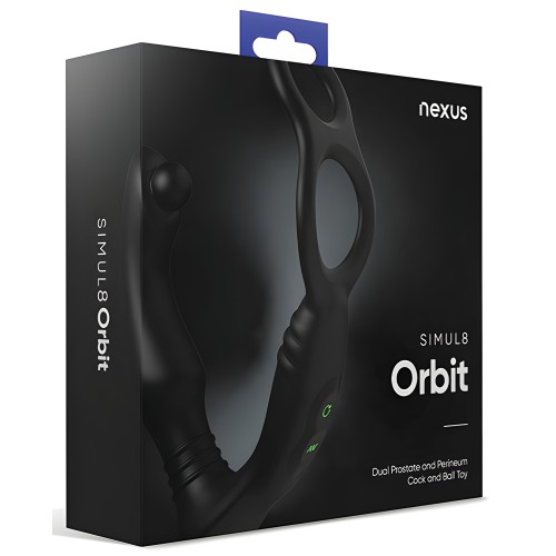 Nexus Simul8 Orbit Thumping Anal Cock & Ball - Black
