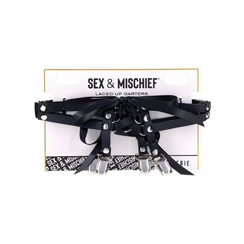 Sex & Mischief Laced Up Garters