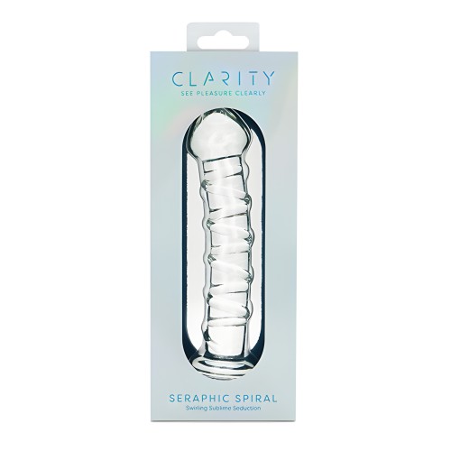Clarity Glass Dildo - Seraphic Spiral