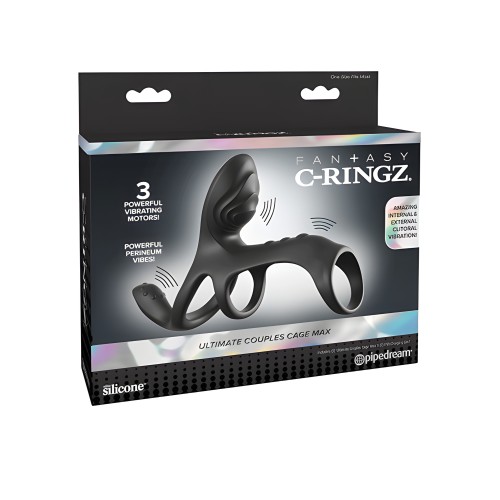 Fantasy C-Ringz Ultimate Couples Cage Max - Negro