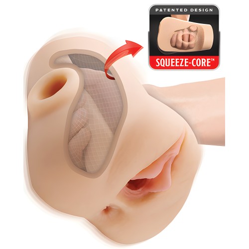 PDX Plus Squeeze Stroker - Claro