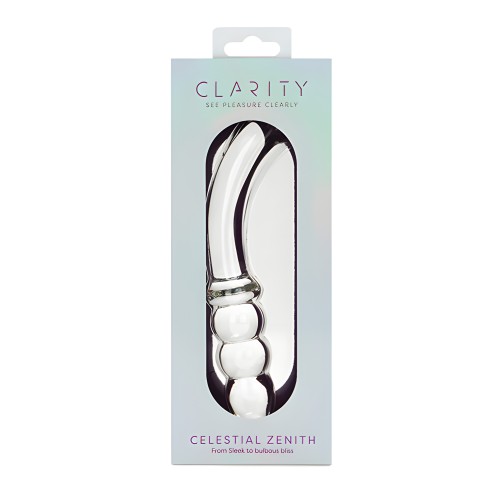 Clarity Glass Dildo - Celestial Zenith