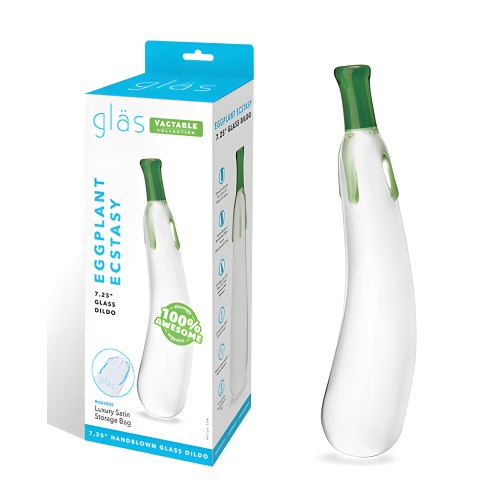 Dildo Glas 7.25" Eggplant Ecstasy