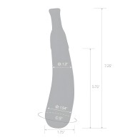 Dildo Glas 7.25" Eggplant Ecstasy