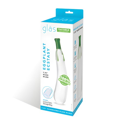 Dildo Glas 7.25" Eggplant Ecstasy