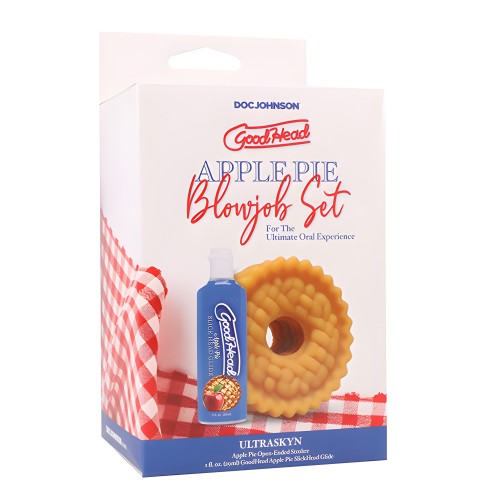 GoodHead - Apple Pie Blowjob Set Includes Stroker & Slick Head Glide - 1 oz Bottle Apple Pie