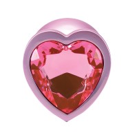 Plug Metálico Jeweled Booty Bling - Mediano Rosa