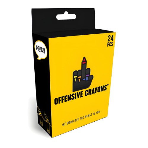 Wood Rocket Offensive Crayons