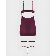 Yasmine Shimmer Chemise Set - Captivating Lingerie