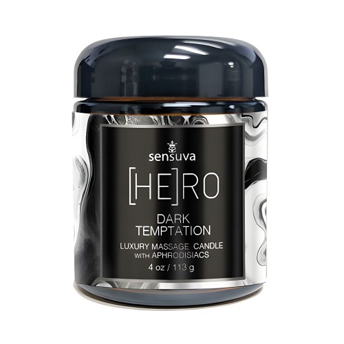 Sensuva Hero Dark Temptation Luxury Candle