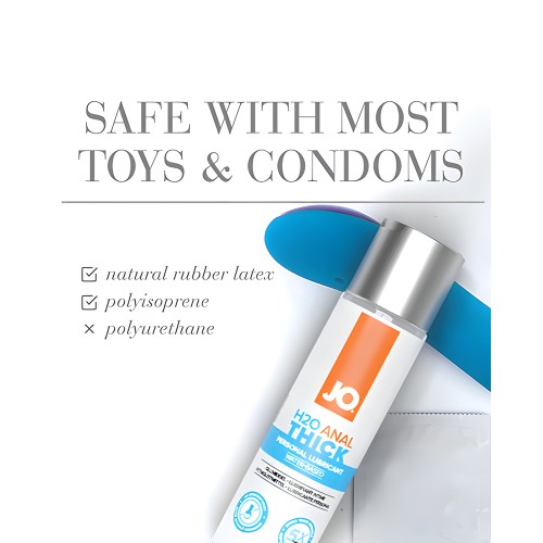 JO H2O Anal Thick Lubricant - 4 oz | Premium Water-Based